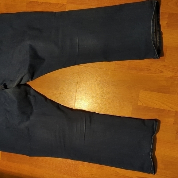 RIDERS by Lee 20W blue denim jeans soft stretchy comfy bootleg midrise - Picture 7 of 9
